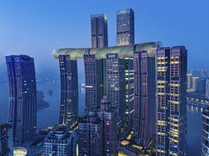 Safdie Architects Reveals “Horizontal Skyscraper” at Raffles City Chongqing, China